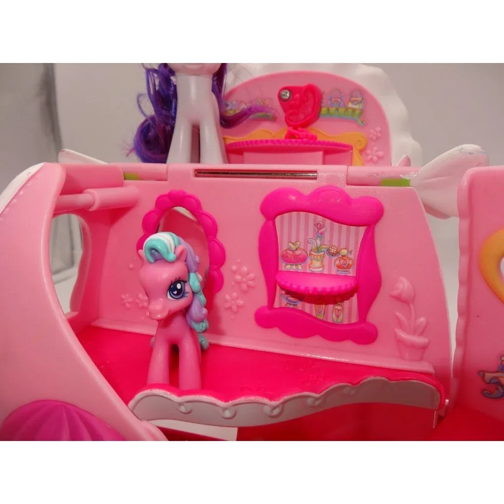 My Little Pony Fancy Fashions Boutique Purse Pink Shoe Time Toola Roola Bumber c